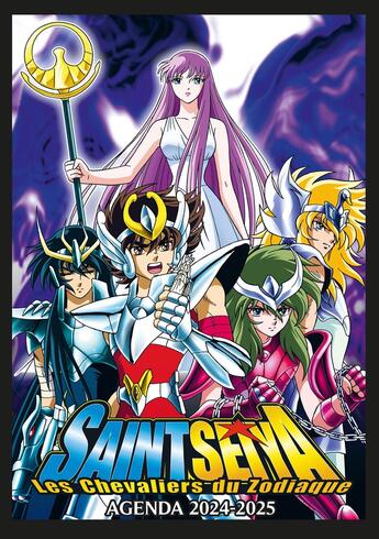 Couverture du livre « Saint Seiya ; les chevaliers du Zodiaque : Agenda scolaire (édition 2024/2025) » de Masami Kurumada aux éditions Ynnis