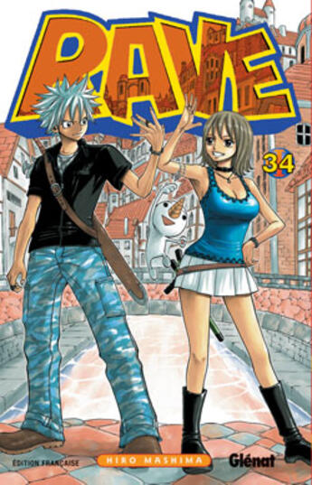 Couverture du livre « Rave Tome 34 » de Mashima aux éditions Glenat