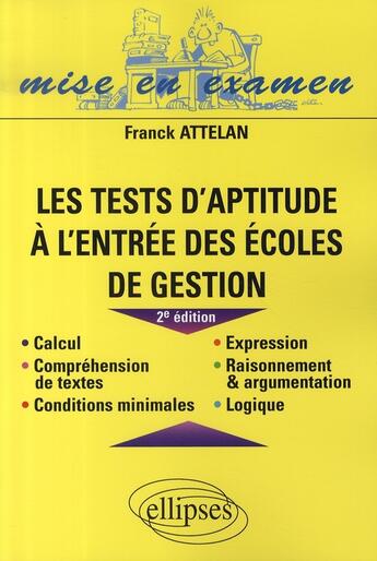 Couverture du livre « =>nouv.ed.9782729851309/atapt4 (2e édition) » de Attelan aux éditions Ellipses