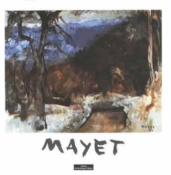 Couverture du livre « Mayet » de Monique Mayet aux éditions Do Bentzinger