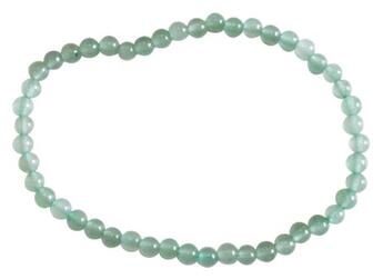 Couverture du livre « Bracelet aventurine verte perles rondes 4 mm » de  aux éditions Dg-exodif