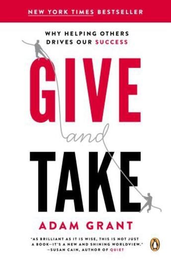 Couverture du livre « Give and Take » de Grant Adam M aux éditions Penguin Group Us