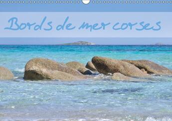 Couverture du livre « Bords de mer corses calendrier mural 2018 din a3 horizontal - calendrier mensuel avec des ph » de Capellaro N aux éditions Calvendo