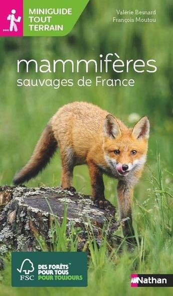 Couverture du livre « Mammifères sauvages de France » de Valerie Besnard aux éditions Nathan