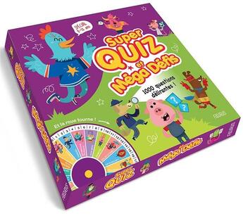 Couverture du livre « Super quiz et méga défis ! » de Clobulle aux éditions Fleurus