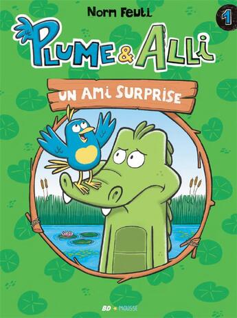 Couverture du livre « Plume et Alli Tome 1 : un ami surprise » de Norm Feuti aux éditions Frimousse