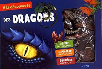 Couverture du livre « À la découverte des dragons » de Katherine Quenot et Jenna Vincent et Andrey Atuchin aux éditions Philippe Auzou