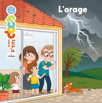 Couverture du livre « L'orage » de Stephanie Ledu et Benjamin Becue aux éditions Milan