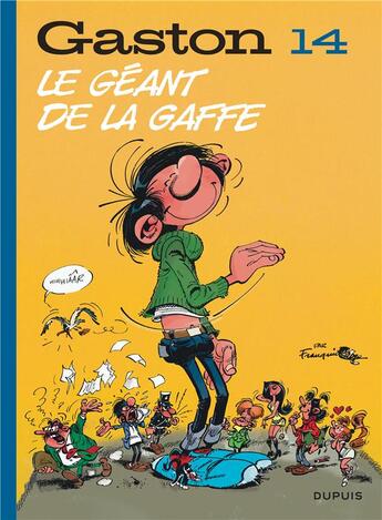 Couverture du livre « Gaston Tome 14 : le géant de la gaffe » de Andre Franquin aux éditions Dupuis