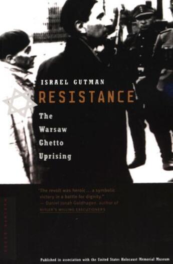 Couverture du livre « Resistance » de Israel Gutman aux éditions Houghton Mifflin Harcourt