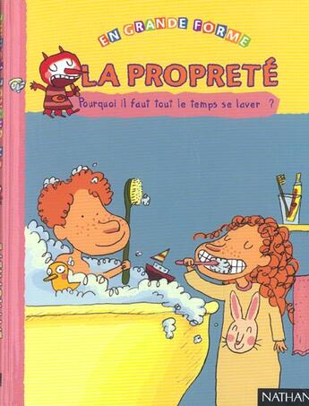 Couverture du livre « Proprete » de  aux éditions Nathan