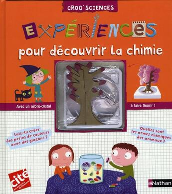 Couverture du livre « Expériences pour découvrir la chimie » de Grinberg/Choux aux éditions Nathan