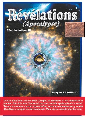 Couverture du livre « Révélations ; apocalypse » de Jacques Largeaud aux éditions Books On Demand