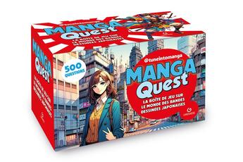 Couverture du livre « Manga Quest : La boîte de jeu sur le monde des bandes dessinés japonaises » de @Tuneintomanga aux éditions Gremese