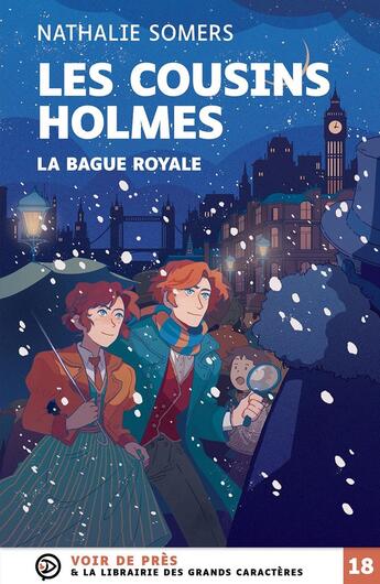 Couverture du livre « Les cousins Holmes : La bague royale » de Nathalie Somers aux éditions Voir De Pres