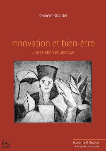 Couverture du livre « Innovation et bien-être » de Daniele Blondel aux éditions Publibook