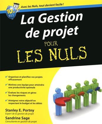 Couverture du livre « La gestion de projets pour les nuls » de Stanley E. Portny aux éditions First