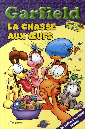 Couverture du livre « Garfield ; la chasse aux oeufs » de Scott Nickel aux éditions Presses Aventure