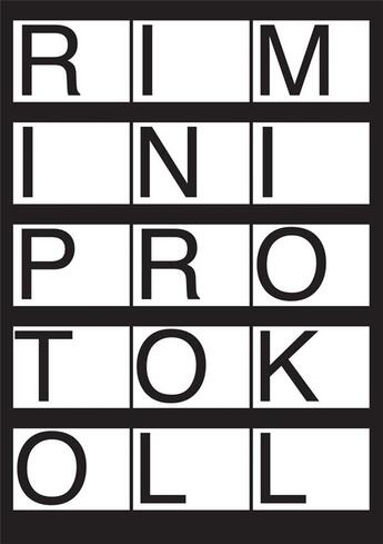 Couverture du livre « Rimini protokoll contact sheets » de  aux éditions Spector Books