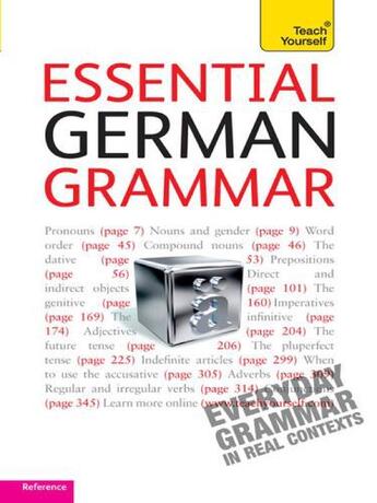 Couverture du livre « Essential German Grammar: Teach Yourself Ebook Epub » de Russ Jenny aux éditions Hodder Education Digital