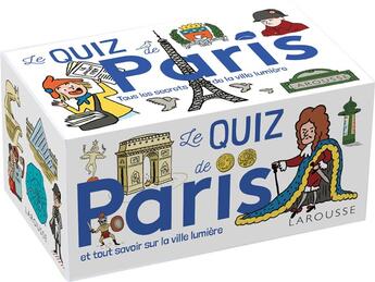 Couverture du livre « Le quiz de paris » de Ledu-Frattini S. aux éditions Larousse