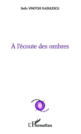 Couverture du livre « À l'écoute des ombres » de Stella Vinitchi Radulescu aux éditions L'harmattan