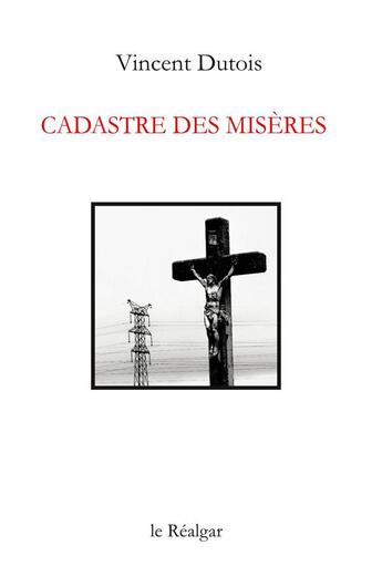 Couverture du livre « Cadastre des misères » de Vincent Dutois aux éditions Le Realgar