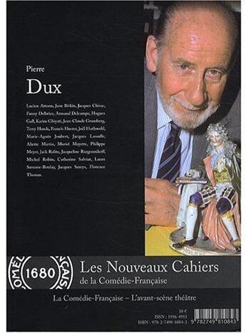 Couverture du livre « Pierre Dux » de  aux éditions Avant-scene Theatre