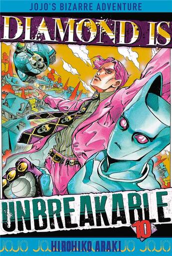 Couverture du livre « Jojo's bizarre adventure - saison 4 ; diamond is unbreakable Tome 10 » de Hirohiko Araki aux éditions Delcourt