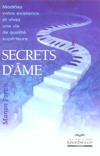 Couverture du livre « Secrets D'Ame » de Manon Fortin aux éditions Quebecor