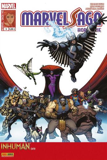 Couverture du livre « Marvel saga h s 5 : inhumain 3/3 » de Charles Soule aux éditions Panini Comics Mag