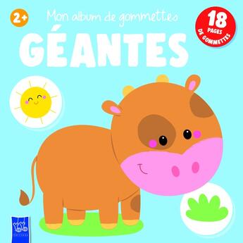 Couverture du livre « 2+ gommettes geantes » de  aux éditions Yoyo Books