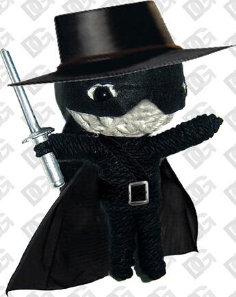 Couverture du livre « Voodoo dolls movies ; Zorro » de  aux éditions Dg-exodif