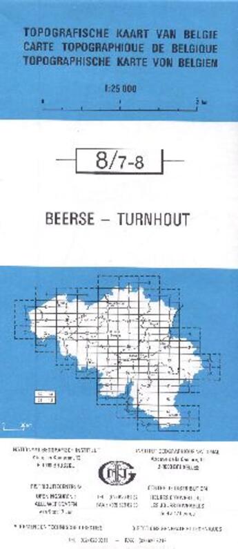 Couverture du livre « Beerse, Turnhout » de  aux éditions Ign Belge