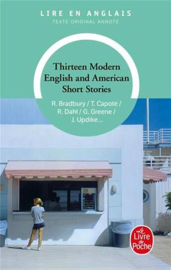 Couverture du livre « Thirteen modern english and american short stories » de  aux éditions Le Livre De Poche