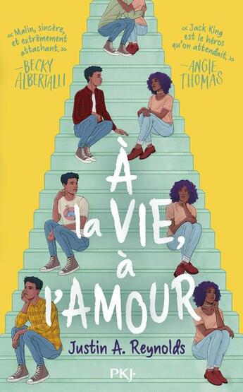 Couverture du livre « À la vie, à l'amour » de Justin A. Reynolds aux éditions Pocket Jeunesse