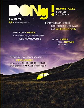 Couverture du livre « Dong ! numero 8 » de Collectif/Jourdan aux éditions Actes Sud