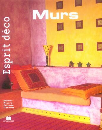 Couverture du livre « Murs » de Marie-Pierre Dubois-Petroff aux éditions Massin