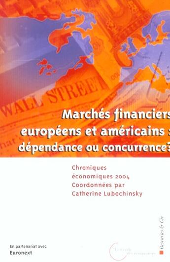Couverture du livre « Chroniques economiques 2004 » de Cercle Des Econ aux éditions Descartes & Cie