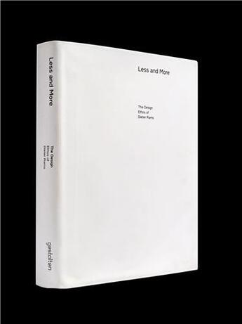 Couverture du livre « Less and more. the design ethos of dieter rams » de Klemp Klaus aux éditions Dgv