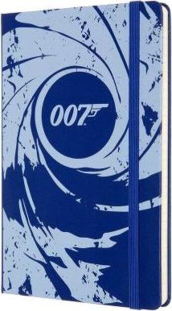 Couverture du livre « James bond carnet ligne grand format bleu ed 2019 » de Moleskine aux éditions Moleskine