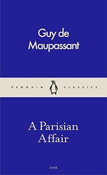 Couverture du livre « Parisian Affair, A » de Guy de Maupassant aux éditions Adult Pbs