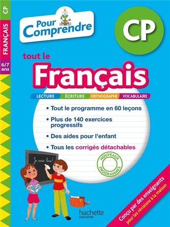 Couverture du livre « Pour comprendre francais cp » de Faucon/Carpentier aux éditions Hachette Education