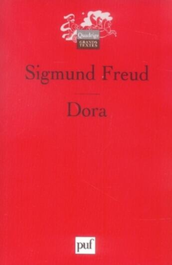 Couverture du livre « Dora » de Sigmund Freud aux éditions Puf