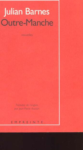 Couverture du livre « Outre manche » de Julian Barnes aux éditions Denoel