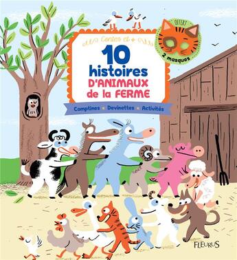 Couverture du livre « 10 histoires d'animaux de la ferme » de  aux éditions Fleurus