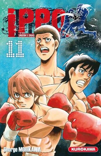 Couverture du livre « Ippo - saison 5 ; dans l'ombre du champion Tome 11 » de George Morikawa aux éditions Kurokawa