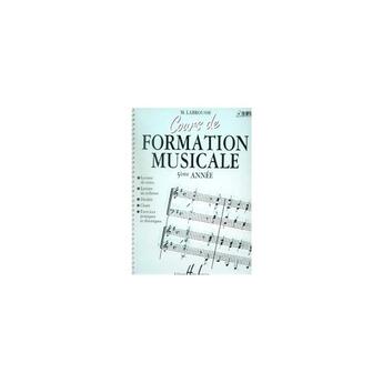 Couverture du livre « Cours de formation musicale vol.5 --- formation musicale » de Labrousse Marguerite aux éditions Henry Lemoine