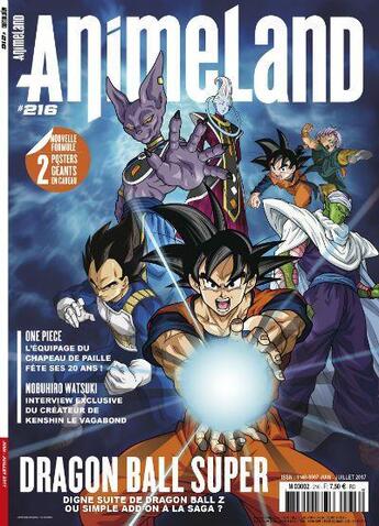 Couverture du livre « ANIMELAND Tome 216 : Dragon Ball Super » de Animeland aux éditions Am Media Network