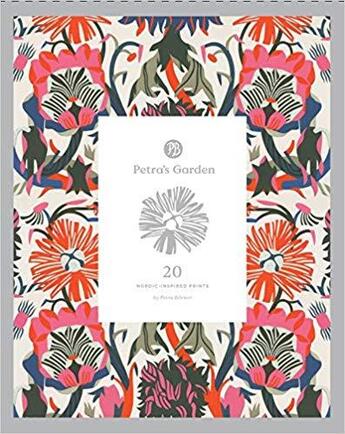 Couverture du livre « Petra's garden prints 20 nordic-inspired prints /anglais » de Borner Petra aux éditions Random House Us